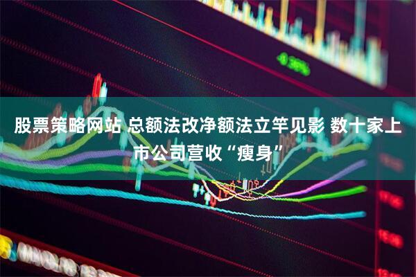 股票策略网站 总额法改净额法立竿见影 数十家上市公司营收“瘦身”